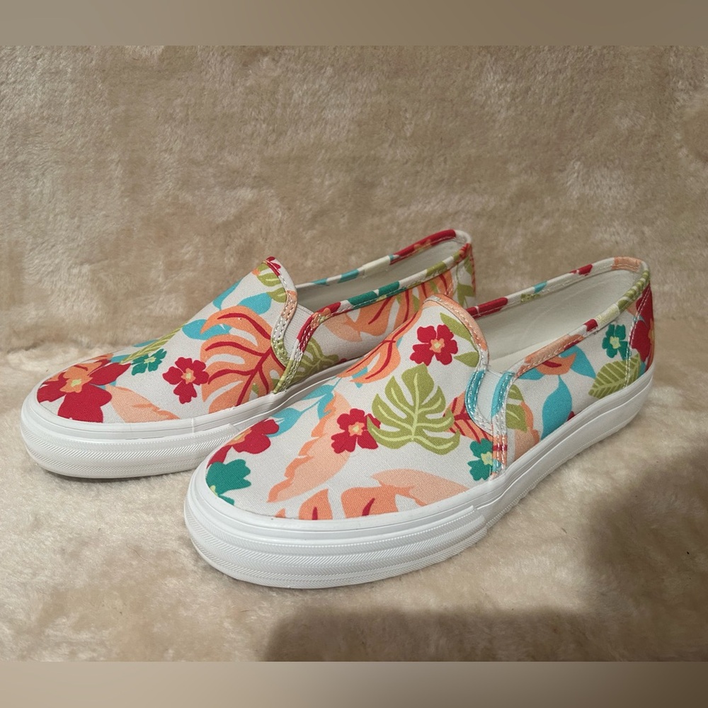 Keds Colorful Floral Canvas Sneakers